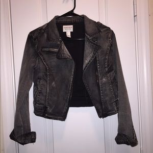 Moto jean jacket